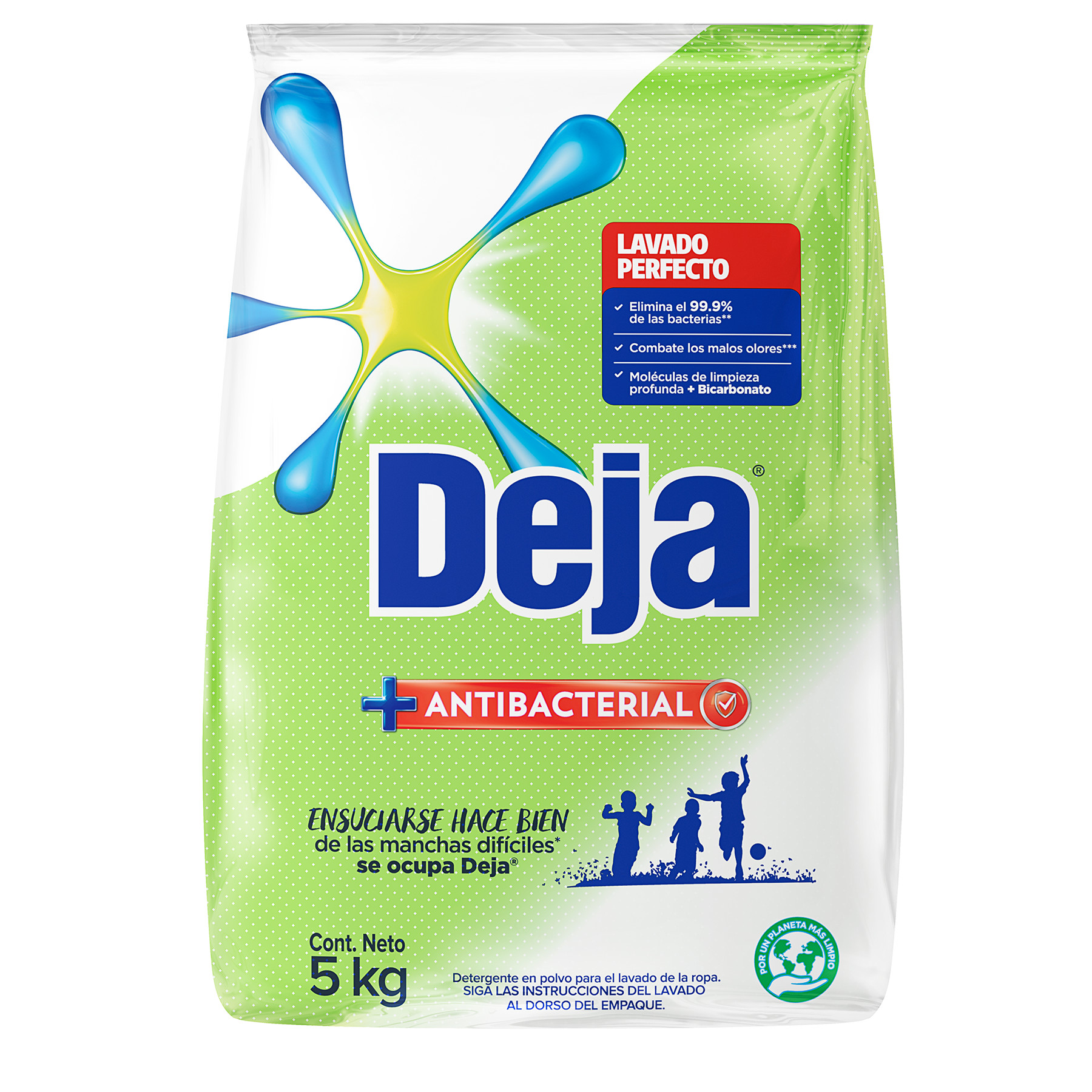 Deja Polvo Antibacterial paquete